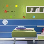 Wanddekoration Aufkleber Pacman