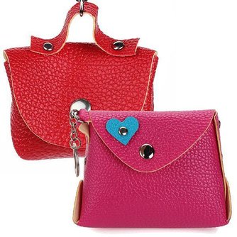 Farbige Mini-Geldbörse Mit Reißverschluss Box