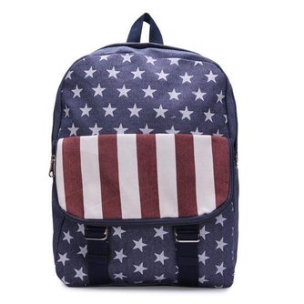 Rucksack Mit Amerikanischer Flagge Drucken