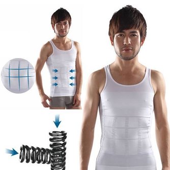 Formwäsche Tummy Concealing Herren-Hemd