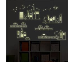 Glow In The Dark-Wand-Aufkleber