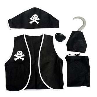 Piraten-Kostüm 5-In-1