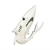 Shark-Auto-Aufkleber Striping 3D-Aluminium