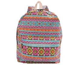 Segeltuch-Schule-Rucksack Mit Verschiedenen Prints