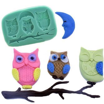 Silicone Bakeware 3D-Eulen
