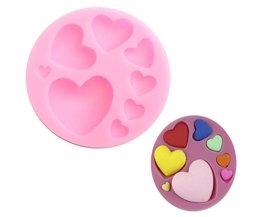 Heart Shaped Silicone Bakeware 3D