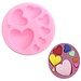 Heart Shaped Silicone Bakeware 3D