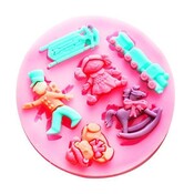 Silikon-Kuchenform Mit Niedlichen Figuren