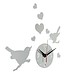 Wandaufkleber Clock & Birds