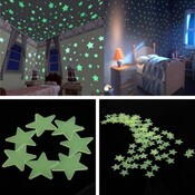 Glow In The Dark Star Aufkleber