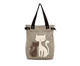 Leinwand-Tasche Mit Katze Impressum