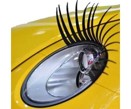 Wimpern Für Auto-Scheinwerfer 3D White 2 Stück