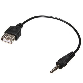 3 5 Mm Jack (Mann) Zu USB 2.0 (Female) Kabel Für MP3 Im Auto
