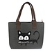 Damen Shopper-Tasche Mit Druck-Nette Katze