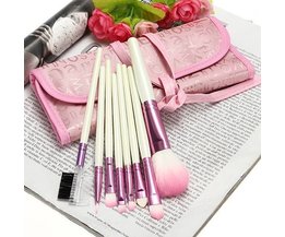 Make-Up Pinsel-Set Mit Nylonborsten