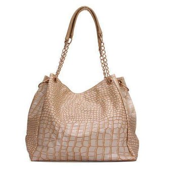 Tasche Mit Krokodil-Print