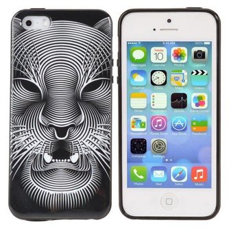 Zurück Fall Für IPhone 5 & 5S Mit Leoparden