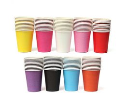 10 Bunte Pappe Cups Für Einen Geburtstag