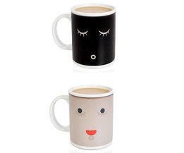 Kaffeetasse Mit Smiley-Umzug