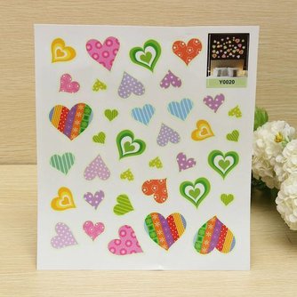 Glow In The Dark Aufkleber Herz