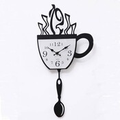 Dekorative 3D Uhr Kaffeetasse