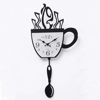 Dekorative 3D Uhr Kaffeetasse