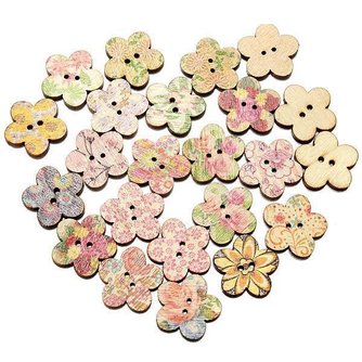 Hölzerner Knoten In Blütenform