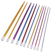 Häkelnadel Aluminium 11 Stück