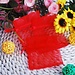 100 Red Organza Taschen