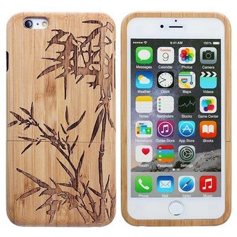 Holz-Kasten Mit Bambus Bush Für IPhone 6 Plus