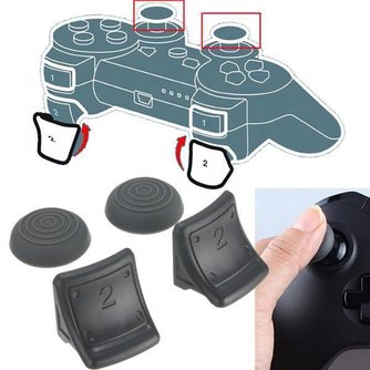 4-In-1-Fall Für Playstation 3 Controller-Tasten