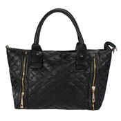 Handtasche Damen Schwarz Van Leer Handtasche Damen Schwarz Van Leer