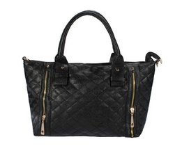 Handtasche Damen Schwarz Van Leer Handtasche Damen Schwarz Van Leer