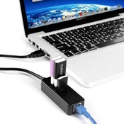 USB-Netzwerkadapter Mit 3 USB-Ports