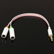 3,5Mm Audiokabel Mit 2 Ausgängen