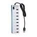 USB-Hub Mit 7 Ports + 1 Ladeanschluss