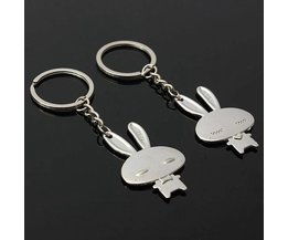 Kaninchen Schlüsselanhänger 1 Paar