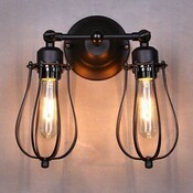 Vintage-Dual-Lampe Für Innen