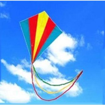 Multicoloured Kite Mit Endstück