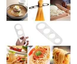 Spaghetti Meter Edelstahl Poliert