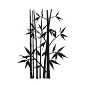Wanddekoration Bambus-Baum