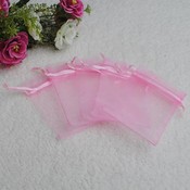 25 Pink Organza Taschen