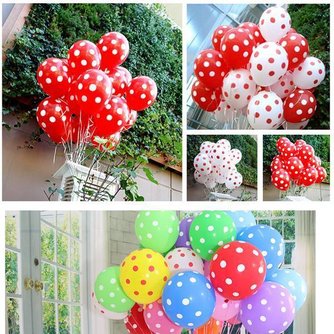 100 Ballons Mit Punkten