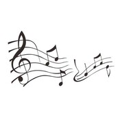 Wandaufkleber Musik