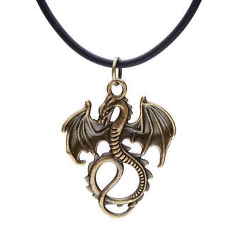 Dragons-Kette Mit Lederband