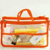 Transparent Travel Pouch Blau Oder Orange