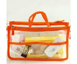 Transparent Travel Pouch Blau Oder Orange