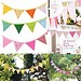 Schöne Handmade Flags Garland Stoff