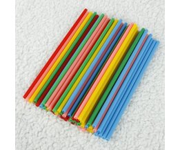 Lollipop-Sticks In Verschiedenen Farben (50 Stück)