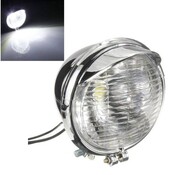 Scheinwerfer Motorrad-Universal-25 LEDs Mit Chrom-Gehäuse